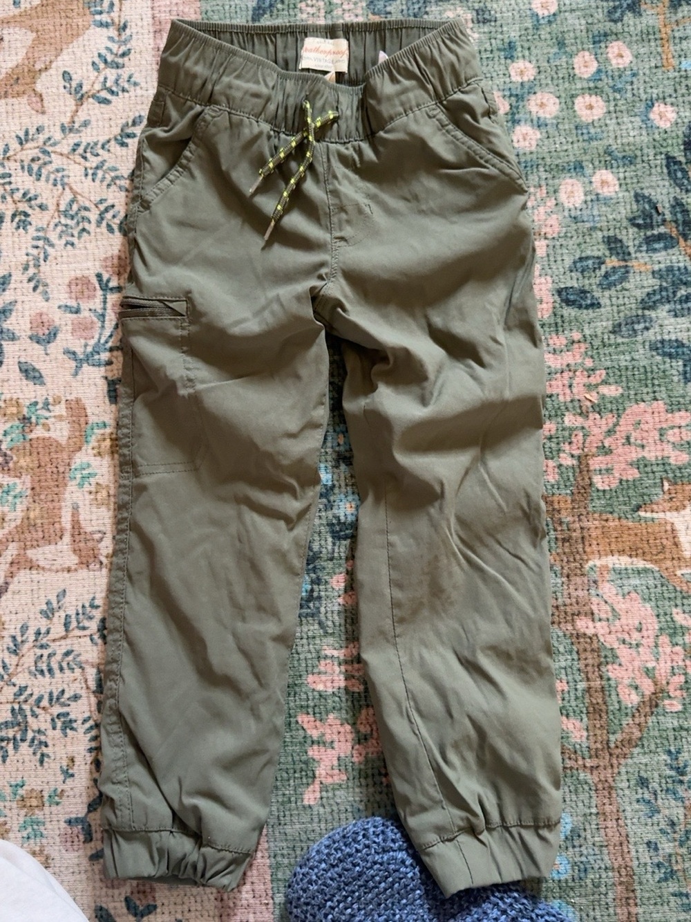 Kids fleece lined Cargo Jogger Pants